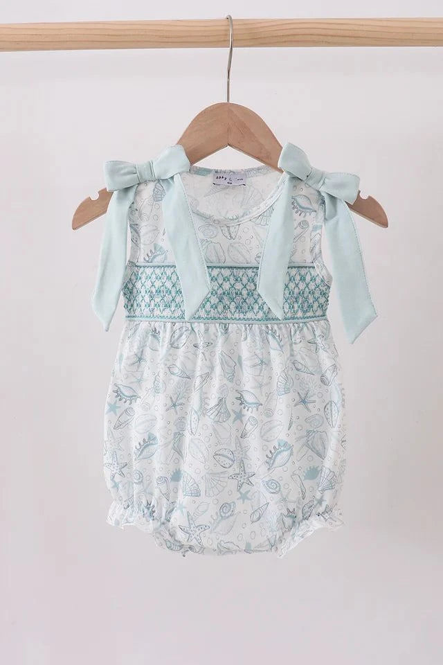 SEA SHELL SMOCKED BUBBLE-beach