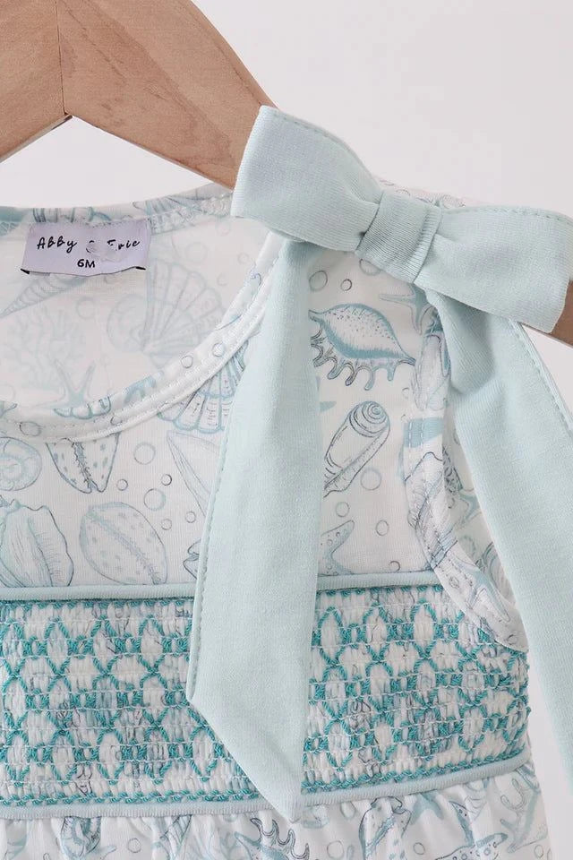 SEA SHELL SMOCKED BUBBLE-beach