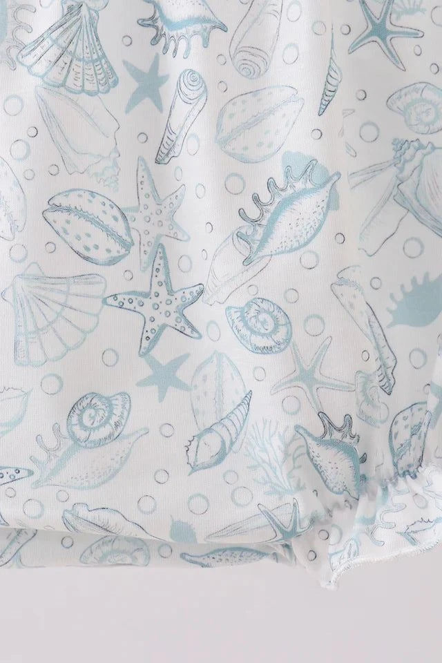 SEA SHELL SMOCKED BUBBLE-beach