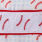 BASEBALL APPLIQUE GINGHAM JONJON