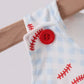 BASEBALL APPLIQUE GINGHAM JONJON