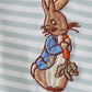 SAGE BUNNY EMBROIDERY STRIPE BUBBLE