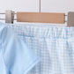 BLUE GOLF CART SMOCKED SHORTS SET