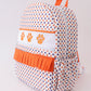 CLEMSON EMBROIDERY RUFFLE BACKPACK