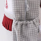 BULLDOGS EMBROIDERY RUFFLE BACKPACK