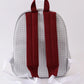 BULLDOGS EMBROIDERY RUFFLE BACKPACK