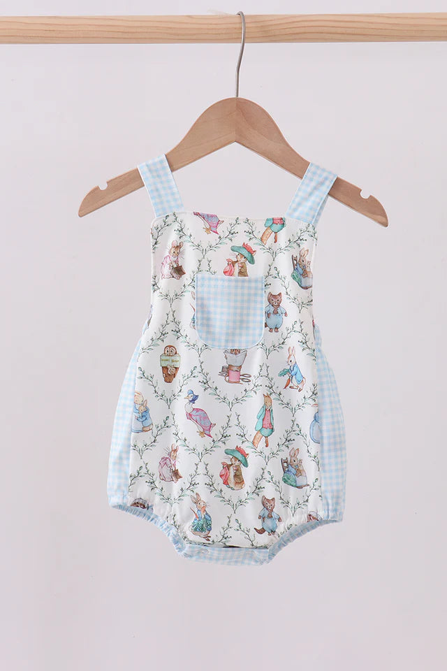 BLUE BUNNY PRINT BUBBLE