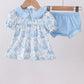 BLUE BUNNY EGG BLOOMER SET