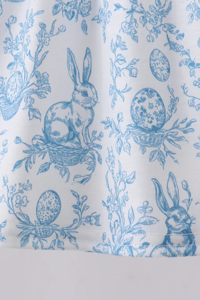BLUE BUNNY EGG BLOOMER SET