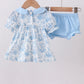 BLUE BUNNY EGG BLOOMER SET