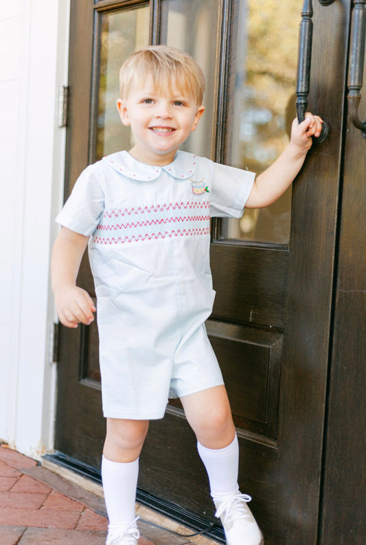 Collins Romper-Christmas Drum