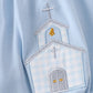 BLUE JESUS LOVES ME THIS I KNOW SMOCKED BUBBLE