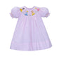 Pink Magical Princess  Hand Smocked Bishop Dress