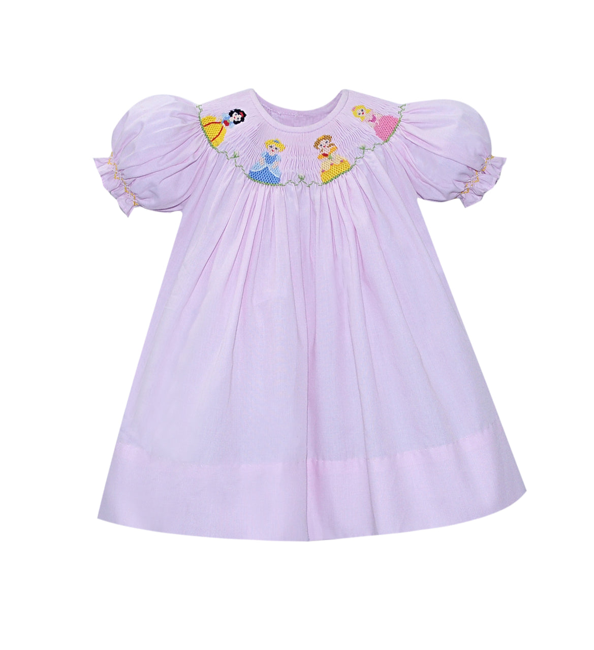 Pink Magical Princess  Hand Smocked Bishop Dress