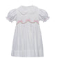 RIbbon and Roses Handsmocked Dress