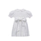 RIbbon and Roses Handsmocked Dress