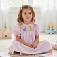 Pink Magical Princess  Hand Smocked Bishop Dress