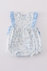 EASTER DUCK BUNNY PRINT GIRL BUBLE