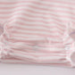 PINK STRIPE ANIMAL EMBROIDERY SMOCKED BUBBLE