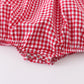 Girls' Gingham Minnie Embroidered Smocked Romper