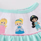MINT PRINCESS EMBROIDERY BUBBLE