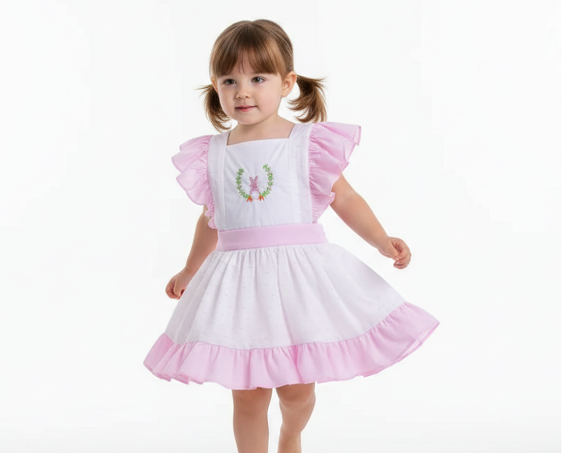 RABBIT CROCHET BABY GIRL Dress