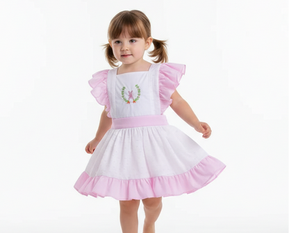 RABBIT CROCHET BABY GIRL Dress