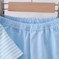 BLUE CROSS EMBROIDERY SHORTS SET