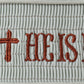 SAGE HE IS RISEN SMOCKED GINGHAM JONJON