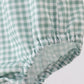 BUNNY EMBROIDERY GINGHAM BUBBLE-Unisex