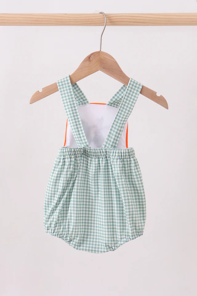 BUNNY EMBROIDERY GINGHAM BUBBLE-Unisex