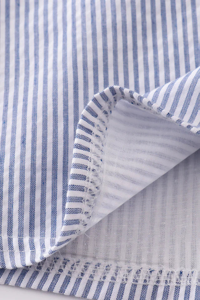 PINK BASEBALL EMBROIDERY SMOCKED BLOOMER SET