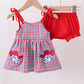 OLE MISS APPLIQUE BLOOMER SET