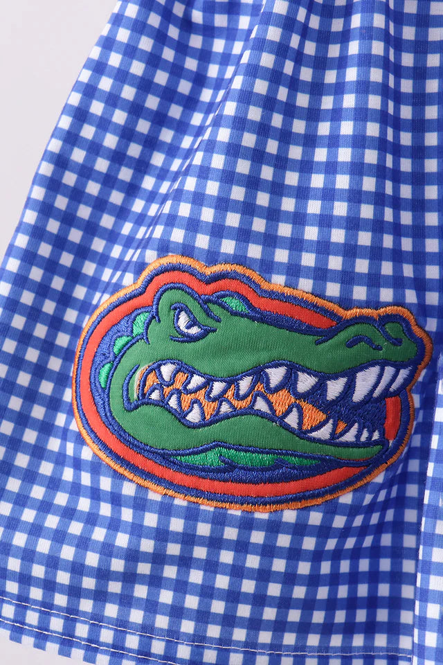 FLORIDA GATORS APPLIQUE BLOOMER SET