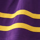 PURPLE GOLD LSU APPLIQUE DRESS