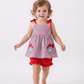 OLE MISS APPLIQUE BLOOMER SET