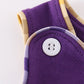 PURPLE GOLD LSU APPLIQUE BUBBLE