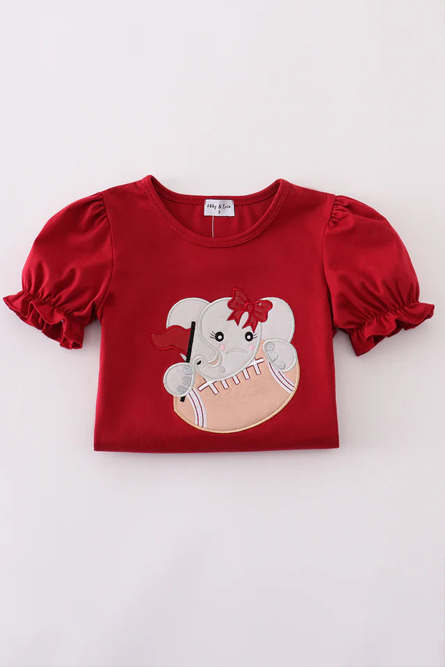 ALABAMA ELEPHANT  APPLIQUE SET