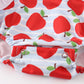 Apple Embroidered Bubble with Pockets