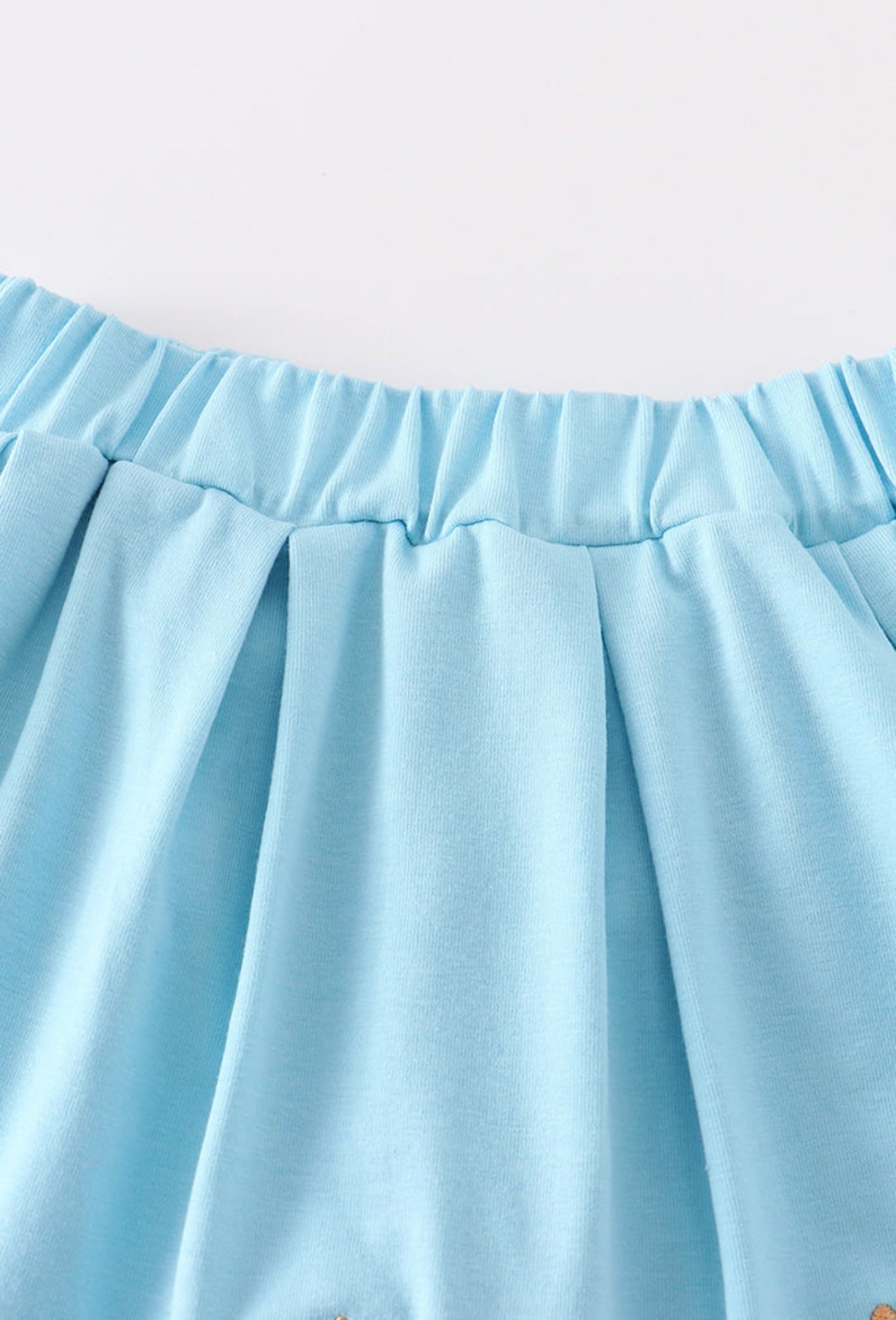 Back to school embroidered twirl skirt