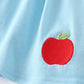 Back to school embroidered twirl skirt