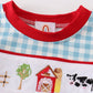 Embroidered Farm Bubble Boys