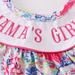 Mamas Girl Embroidered Lily Print Bubble