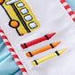 Turquoise Back to School Bubble with Trim