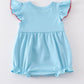 Turquoise Back to School Bubble with Trim