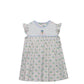 Porch Petals- Blue Floral