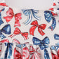 BOW PRINT DRESS