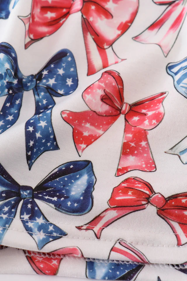 BOW PRINT DRESS