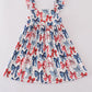 BOW PRINT DRESS