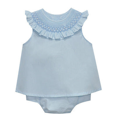 Bluebell Handsmocked Bloomer Set